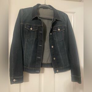 New York & Company Dark Blue Denim Jacket